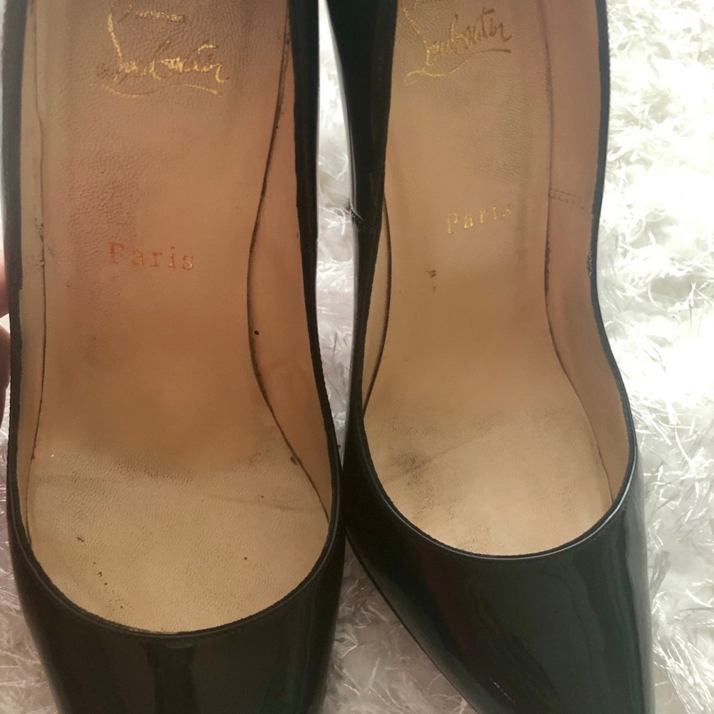 Christian Louboutin Pigalle 120 Black Patent - Picture 5 of 8